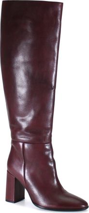 Diba TEXT BACK Suede Stove Pipe Tall Boot in Bordo at Nordstrom, Size 8.5