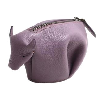 Loewe Pre-owned Wallets, female, Purple, Size: ONE SIZE Pre-owned Leather Coin Case
