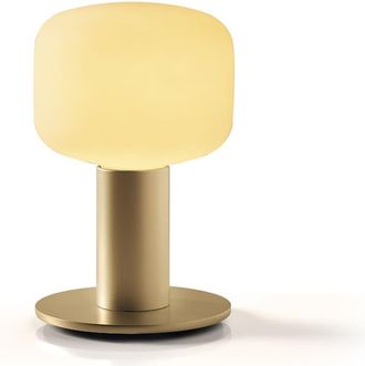 Daylight Italia Lámpara de mesa de aluminio dorado E27