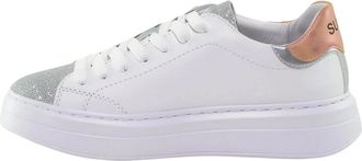 Sun 68 Grace Leather - Dames - Sneakers - Wit - 37 EU - Leer - Schoenen