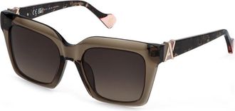 Yalea SYA243 FIAMMA 09X8 Womens Sunglasses Brown Size 52