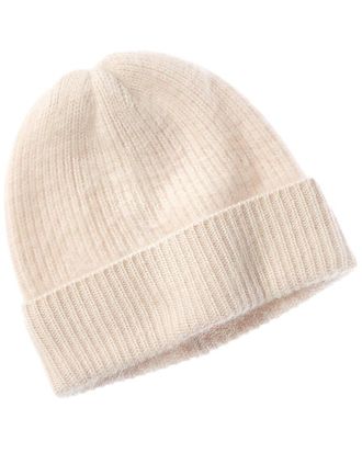 Sofiacashmere Sofiacashmere Brushed Cashmere Chunky Rib Hat