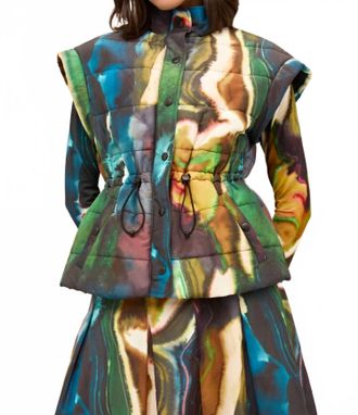 Marie Oliver Delta Lyndon Vest In Blue