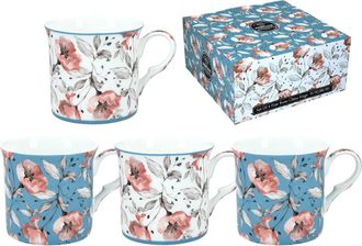 OEM Heritage, Juego De 4 Tazas De Porcelana - Windrush