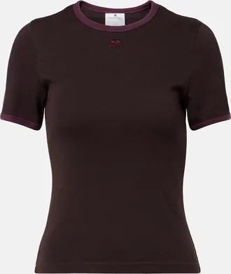 Courr&egrave;ges Courr&egrave;ges Cotton jersey T-shirt