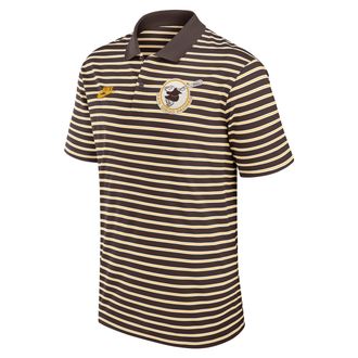 Nike San Diego Padres Cooperstown Striped Victory Nike Mens Dri-FIT MLB Polo in Brown | 02LX0I0MSDP-JNX