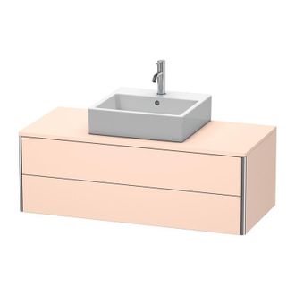 Duravit Mueble De Pared Duravit Xsquare 120.0 X 54.8 Cm, 2 Cajones, Color (frente/cuerpo): Albaricoque Perla Seda Laca Mate - Xs491202020