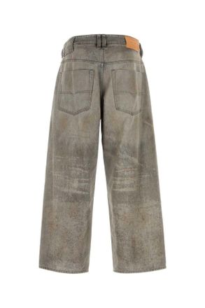 Diesel Mens Grey Denim 1997 Jeans 02 Exterior: Cotton Hemp