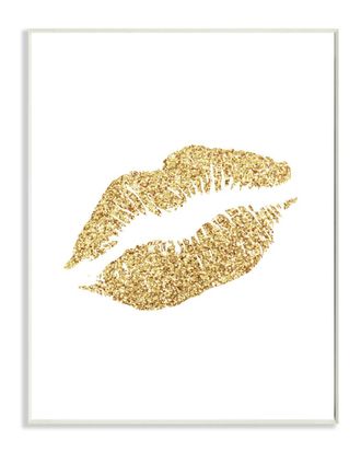 Stupell Industries Glitter Lips Glam Wall Art by lulusimonSTUDIO