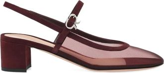 Gianvito Rossi 45 mm Francoise pumps - Rood