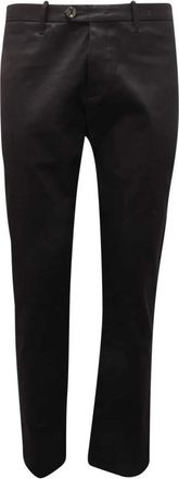 Nine In The Morning Italiaanse Stijl Broek Gemaakt in Itali&euml; - Heren - Slim Fit Broeken - Zwart - XL - Broeken