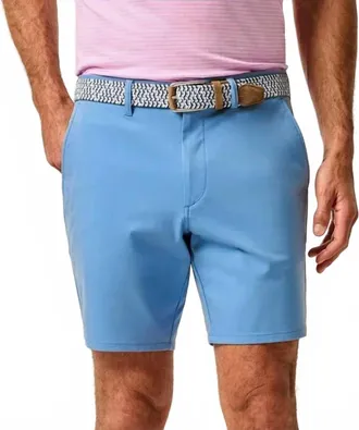 Johnnie-O Jupiters Stretch Performance Shorts In Blue Horizon