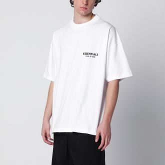 Fear of God T-shirt Classic in cotone bianco brillante