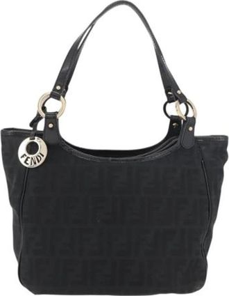 Fendi Pre-owned Vintage Schoudertas - Dames - Vintage Schoudertas - Zwart - ONE Size - Leer - Vintage