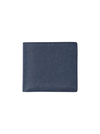 Thom Browne Blue Textured Leather Bifold Wallet