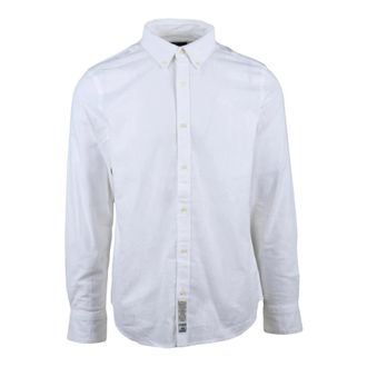 La Martina Casual Overhemden - Heren - Zakelijke Overhemden - Wit - 2XL - Katoen - Overhemden