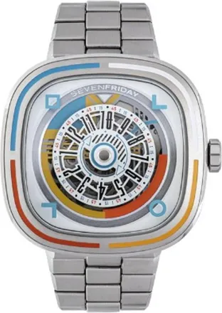 Sevenfriday Seven Friday Bauhaus Inspired Automatic White Dial Mens Watch T1/08