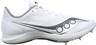Saucony Mens Velocity Mp Athletic Racing Shoes In White/silver
