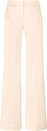 Genny Broek met wijde pijpen - Beige