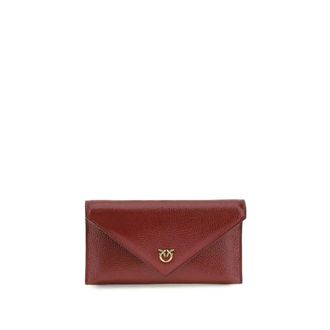 Pinko Clutches, female, Brown, Size: ONE SIZE Love Birds Clutch Bag