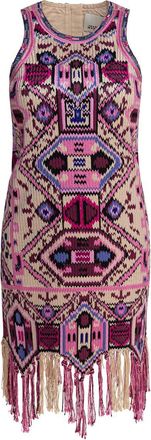 Isabel Marant Embroidered Dress With Bangs