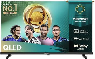 Hisense TVQLED 40 Smart TV HDR10, HDMI 1.4, VIDAA U9, Dolby Atmos, USB Type-C, Modello 40A59Q