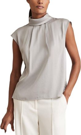 Reiss Dania High Neck Shell Top