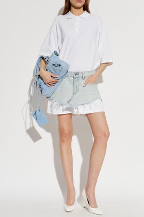 Alexander Wang Dress With A Vintage Effect, Womens, White