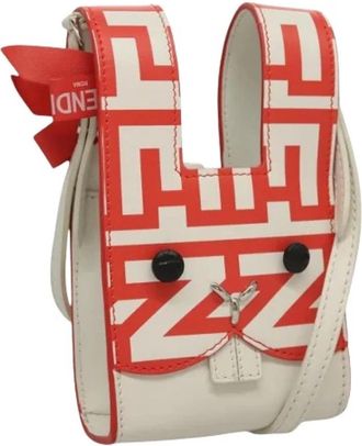 Fendi Pre-owned Vintage Mini Schoudertas - Dames - Vintage Mini Tas - Wit - ONE Size - Leer - Vintage