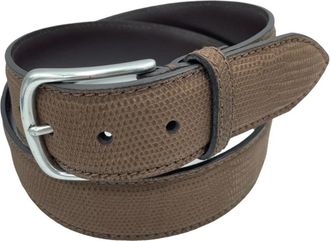 Paolo Vitale Accessoires - unisex - Riemen - Bruin - 95 CM - Leer - Accessoires