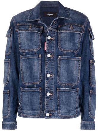 Dsquared2 pocket-detail denim jacket - Blue