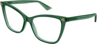 Gucci Gg 1817O Optisch Montuur - Dames - Brillen - Groen - 55 MM - Accessoires