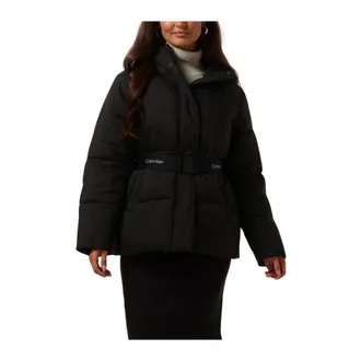 Calvin Klein Dames, Jassen, Zwart, Maat: XL