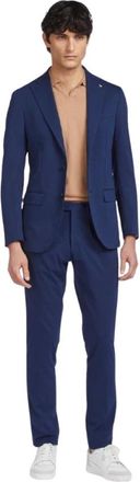 AT.P. CO Kostuums, Heren, Blauw, S, Single Breasted Suit