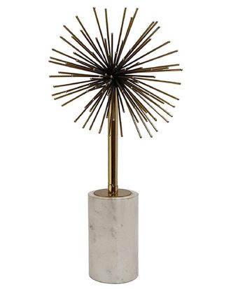 A&B Home Discontinued A&B Home Sunburst Statuary With Marble Base