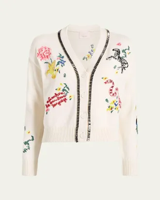 Cinq &agrave; Sept Nyla Animal Cardigan