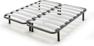 HOGAR 24 Somier Lama Curva - 150x190 Cm - Patas 32 Cm