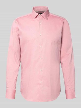 HUGO BOSS Regular Fit Freizeithemd aus Baumwoll-Mix Modell H-JOE-K-C1-261 in Rot, Gr&ouml;&szlig;e 39