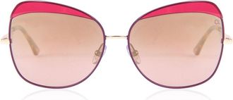 Etnia Barcelona Sinai Sun BXHV Womens Sunglasses Burgundy Size 59