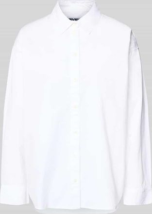 Review Basic Hemd aus Baumwolle mit Hemdblusenkragen in Weiss, Gr&ouml;&szlig;e XS