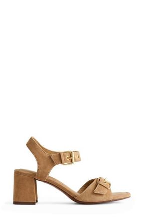 Madewell The Neeka Ankle Strap Sandal in Tawny Khaki at Nordstrom, Size 6