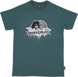 PROPAGANDA Bos Heren Tee Korte Mouw T-shirt - Heren - T-shirts - Groen - XL - Katoen - Tops