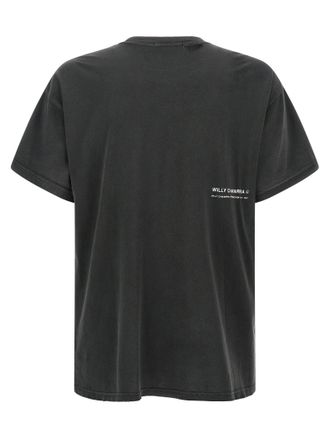 Willy Chavarria Graphic Print T-Shirt - Black
