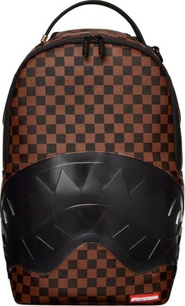 Sprayground Clear Rubber Sharks In Paris DLXSV Backpack Brown Black 910B5855NSZ