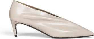 Khaite Met Hak - Dames - Pumps - Beige - 38 1/2 EU - Leer - Schoenen