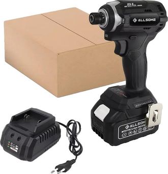 OEM Atornillador De Impacto, Motor Sin Escobillas, Par De 180 N&middot;m, 1 Bater&iacute;a, 1 Cargador
