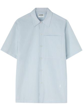Jil Sander Camicia a righe Friday - Blu