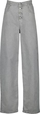 Maison Margiela Loose-fit Jeans - Dames - Loose Fit Jeans - Grijs - W27 - Katoen - Jeans