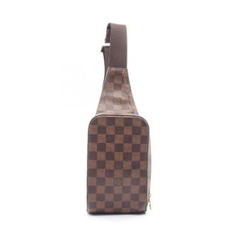 Louis Vuitton Pre-owned Geronimos Damier Waist Bag - Dames - Pre-owned - Bruin - Maat: ONE Size