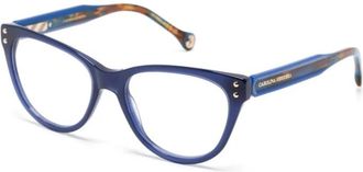 Carolina Herrera Optical Frame - Dames - Brillen - Blauw - 53 MM - Accessoires